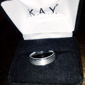 TRITON Brushed Tungsten Wedding Band